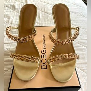 BCBG Chain Link Heels